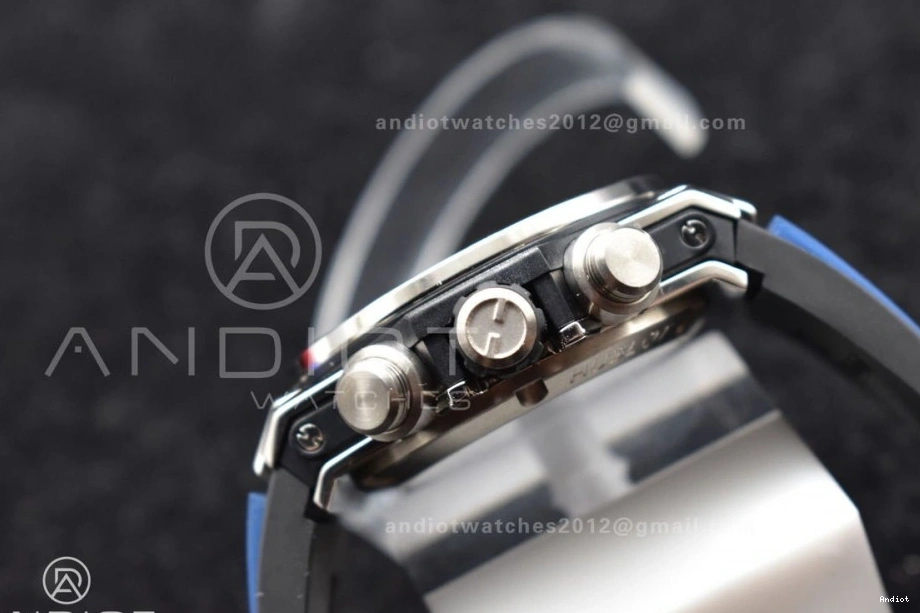 Skeleton A1280 Hublot Unico Blue Bang Titanium ZF on Dial Strap Best Big Blue Edition Rubber 1:1 0321